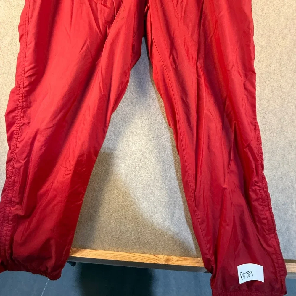 Vintage Nike Red Windbreaker Track Pants Mens XL Lined Athletic Trousers P0789